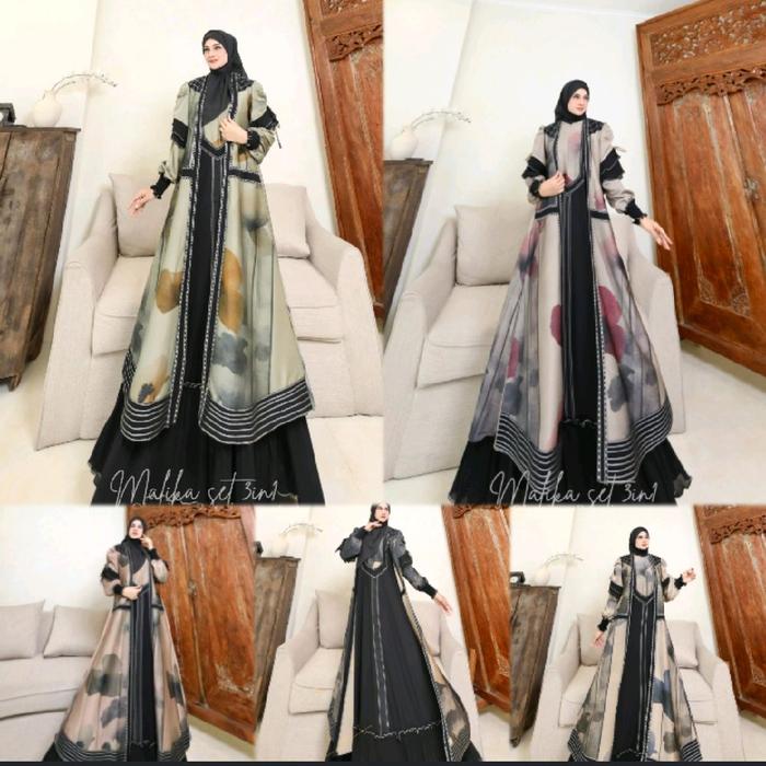 CANTIK FS Gamis QISYAJAYA MALIKA 3IN1