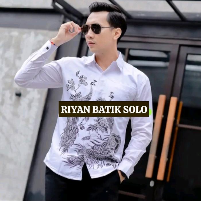 kemeja Batik Slimfit full furing katun motif AZRIEL