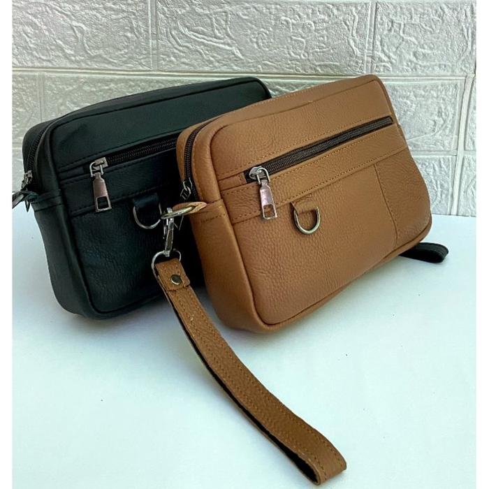 Hanbag Kulit Asli Tas Tangan Minimalis Kulit Asli Hanbag Anti Air Anti Api