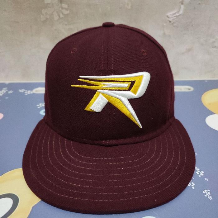 Topi Snapback New Era Logo R Maroon Anak