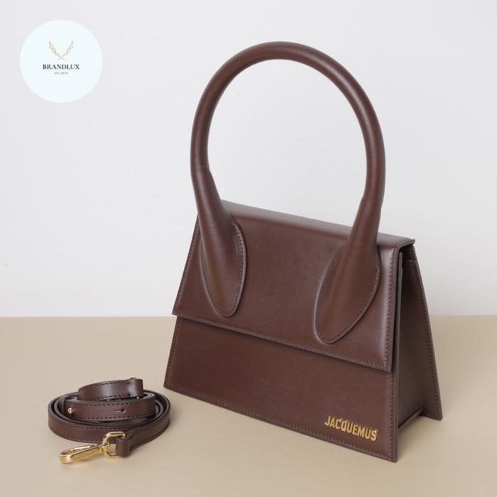 JACQUEMUS LE GRAND CHIQUITO IN MIDNIGHT BROWN