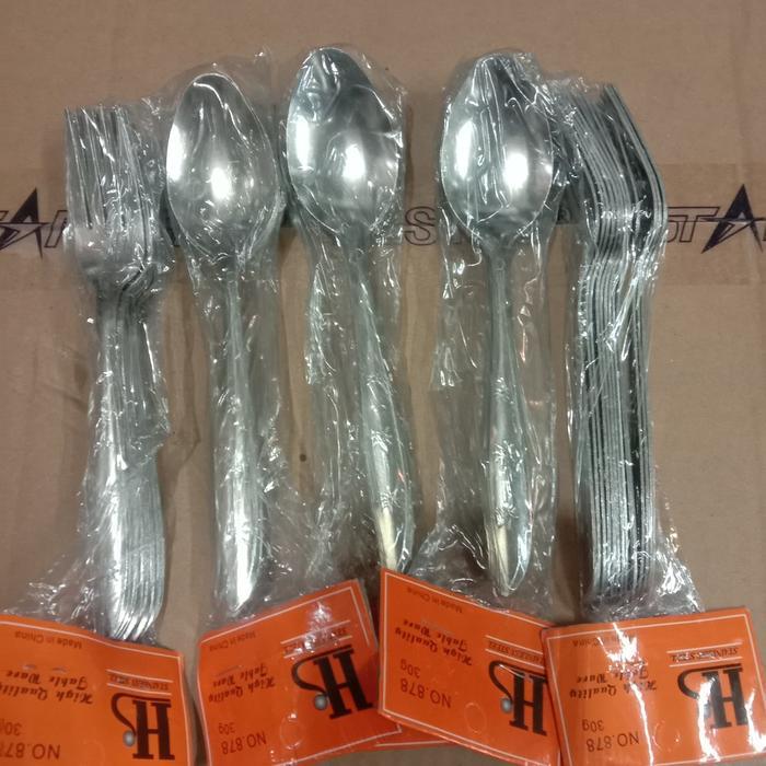 sendok garpu HS 30 gram per 12 pcs