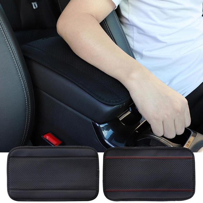 Armrest Cover For Car 3D Embossing Car Armrest Box Pad Waterproof PU