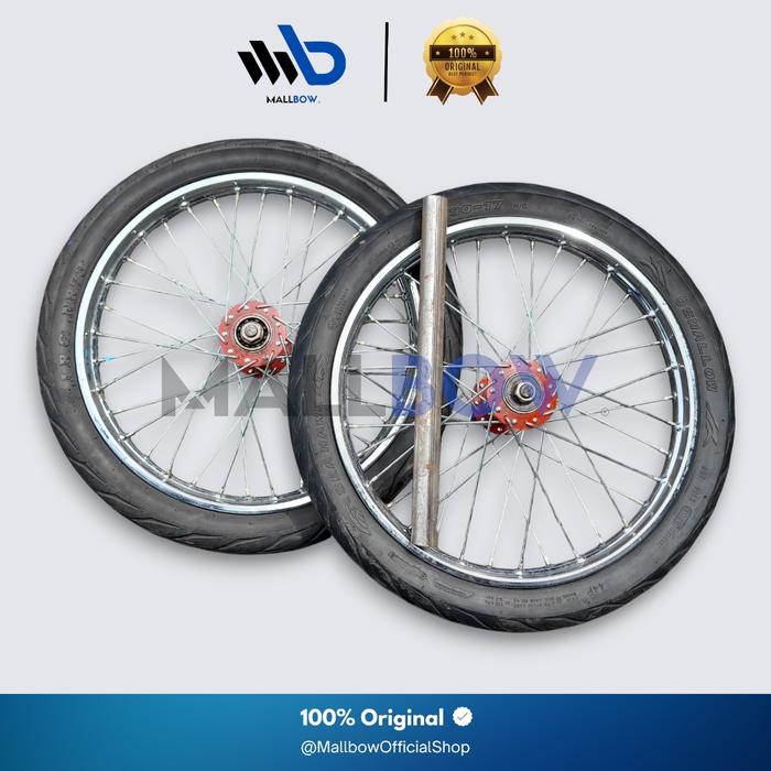 Mallbow | Velg Roda Gerobak Jari-Jari / Ban Roda Gerobak Jari-Jari Ukuran 17