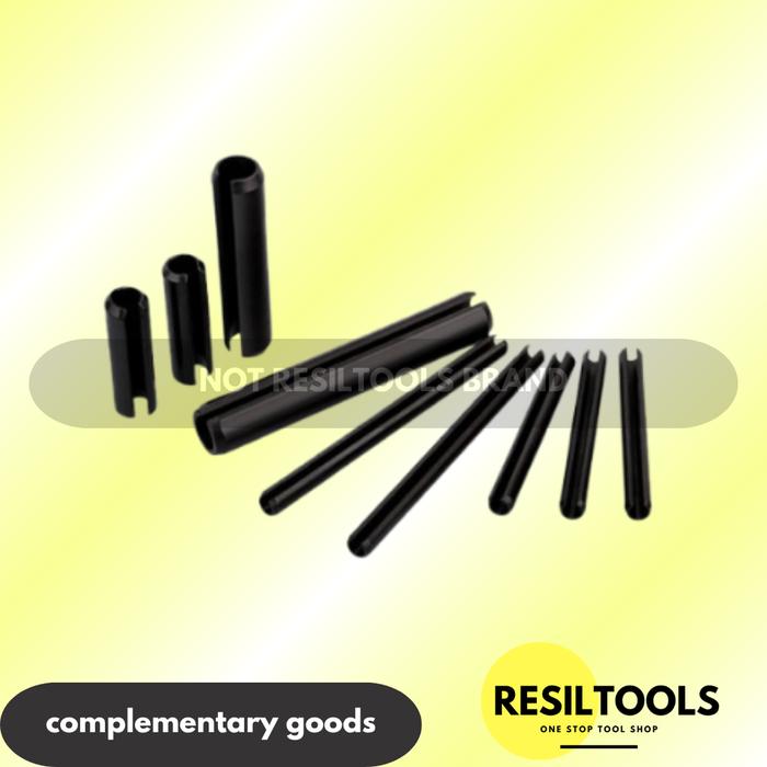 Spring Pin Baja Hitam Roll Pin M4 Pin Pengait Dowel Pin Pen Bambu Pin Belah Per Buah