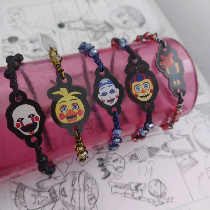 FNAF gelang manik / bracelet Five Nights at Freddy's