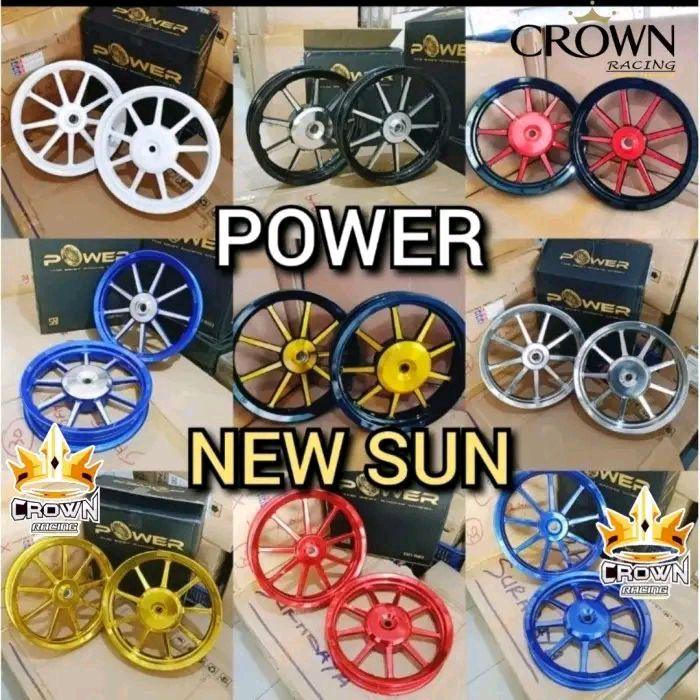 Velg Power New Sun Ring 14 Beat / Scoopy / Vario 110 125 150 / Genio Motor Motorcycle