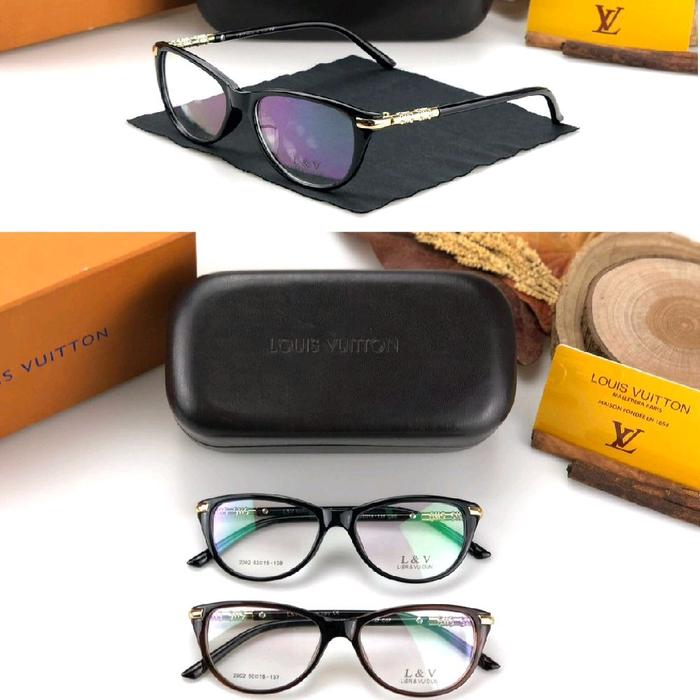 frame kacamata fashion wanita cat eye 2002 bisa ganti lensa minus cylinder blueray bluecromic photoc