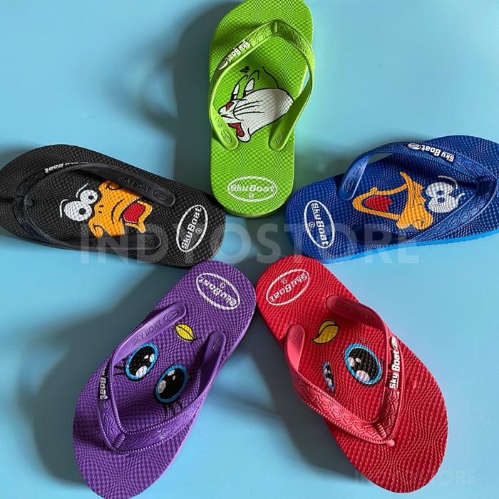 SKY BOAT FUNNY KIDS SANDAL JEPIT ANAK UNISEX