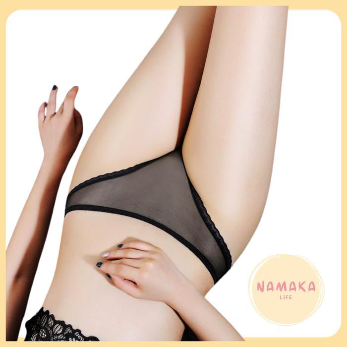 [NL] CD SEXY TRANSPARAN WANITA CELANA DALAM HOT SEKSI TEMBUS TRANSPARENT OPEN BISA COD NET JARING PA