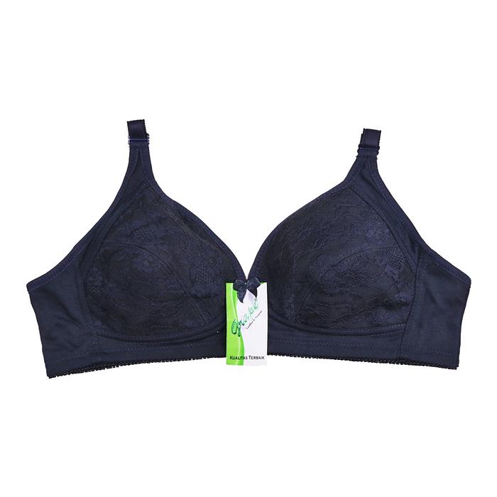 Grape - Full Cup Bra Tanpa Kawat Renda Brukat Brokat Dk 124