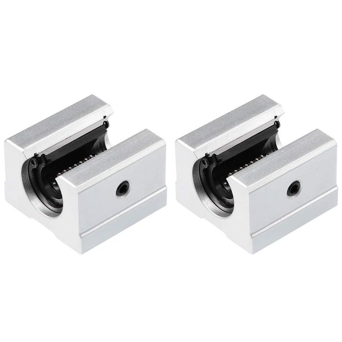 2 Pcs SBR12LUU SBR12 LUU 12Mm Linear Bearing Motion Pillow Long Slide