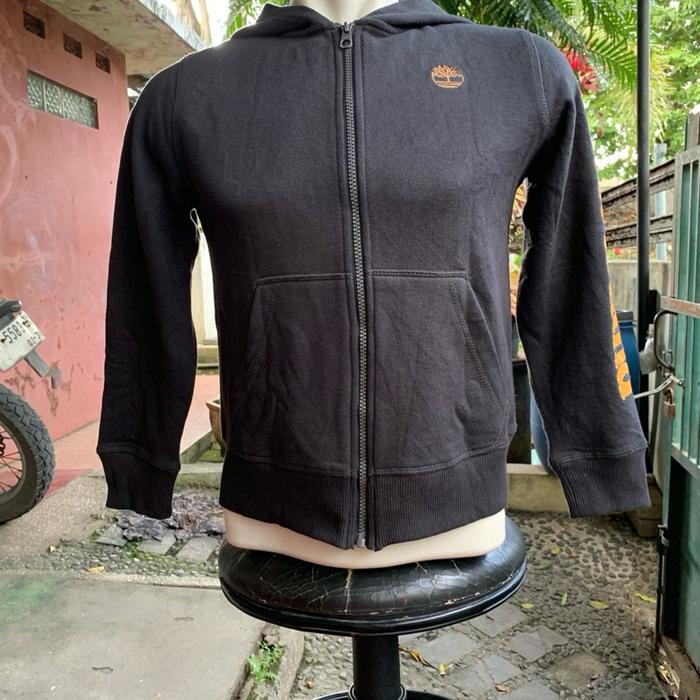 Hoodie zipper timberland ukuran remaja/anak