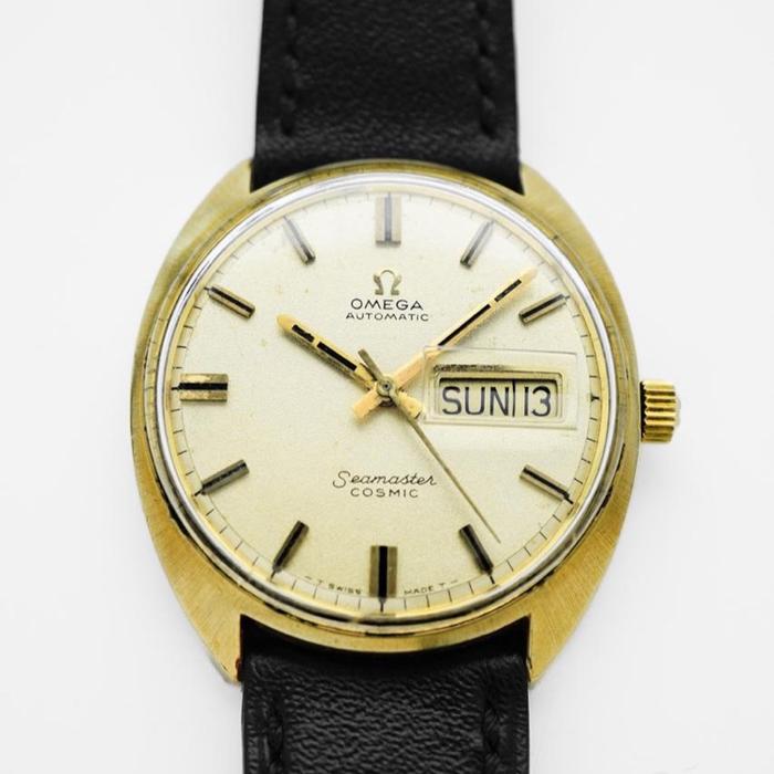 Omega Seamaster Cosmic Jam Tangan Vintage Pria Original