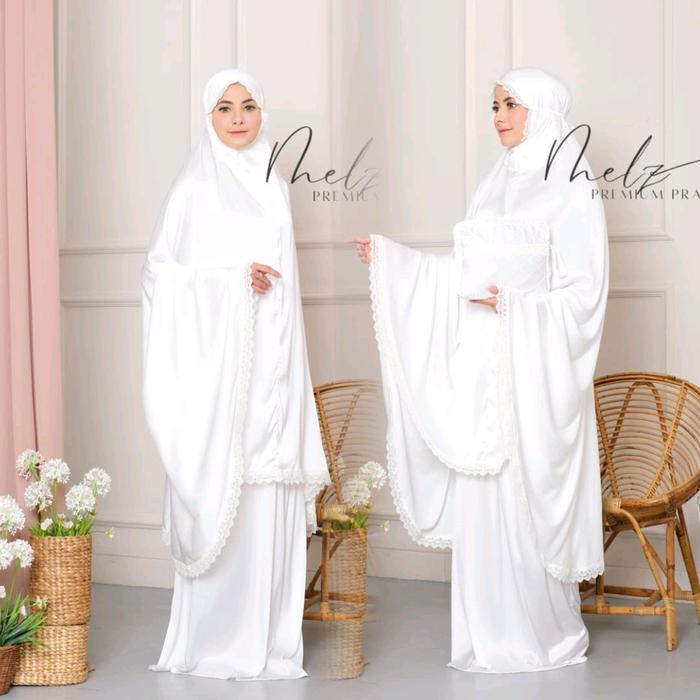 Mukena prayer set lace premium by melz hijab