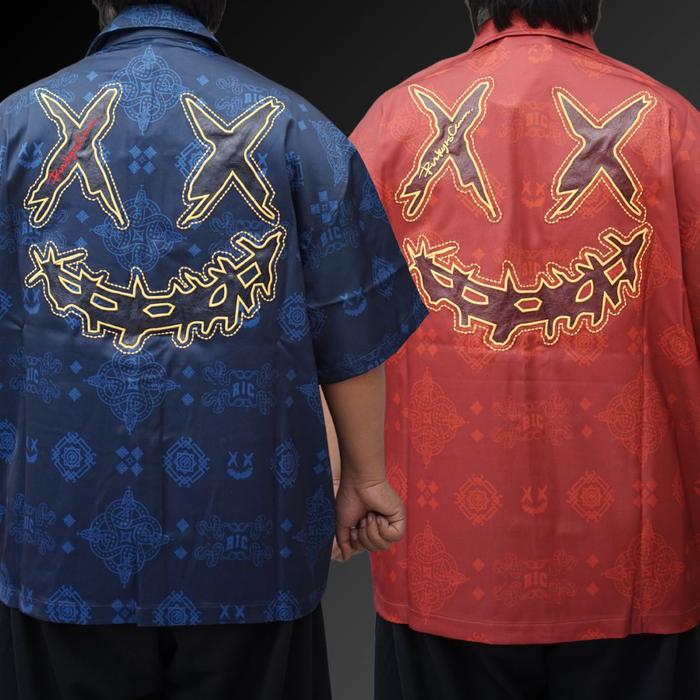 RIC Ricky Is Clown Button Down Shirt Tee / Cheongsam Ricky Is Clown Authentic