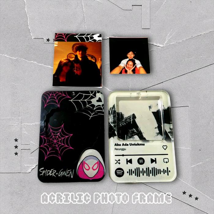 acrilic photo frame [Akrilik] FREE 2 lembar photo cetak