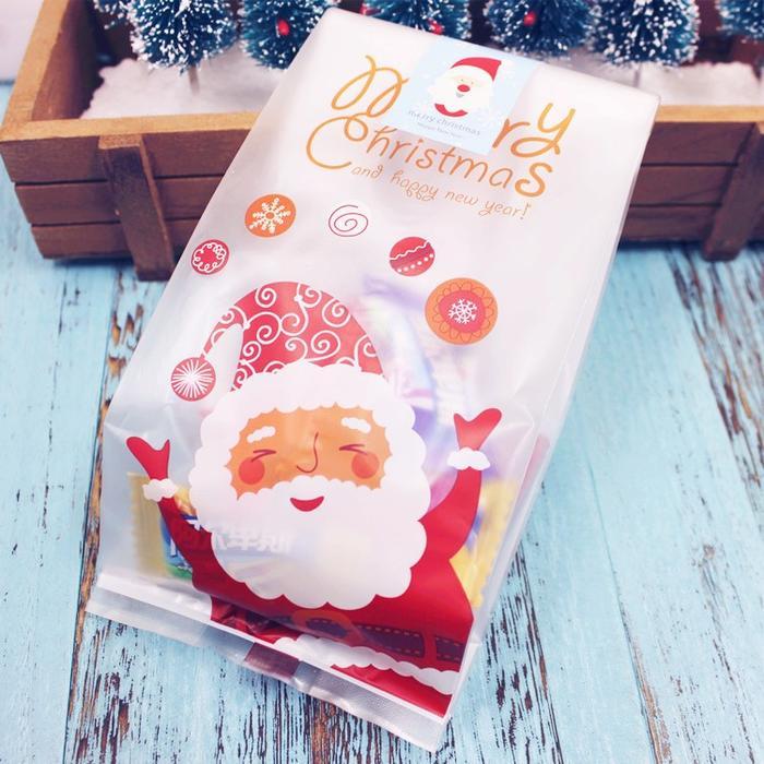CBSC plastik bingkisan permen natal christmas candy goodie bag kue