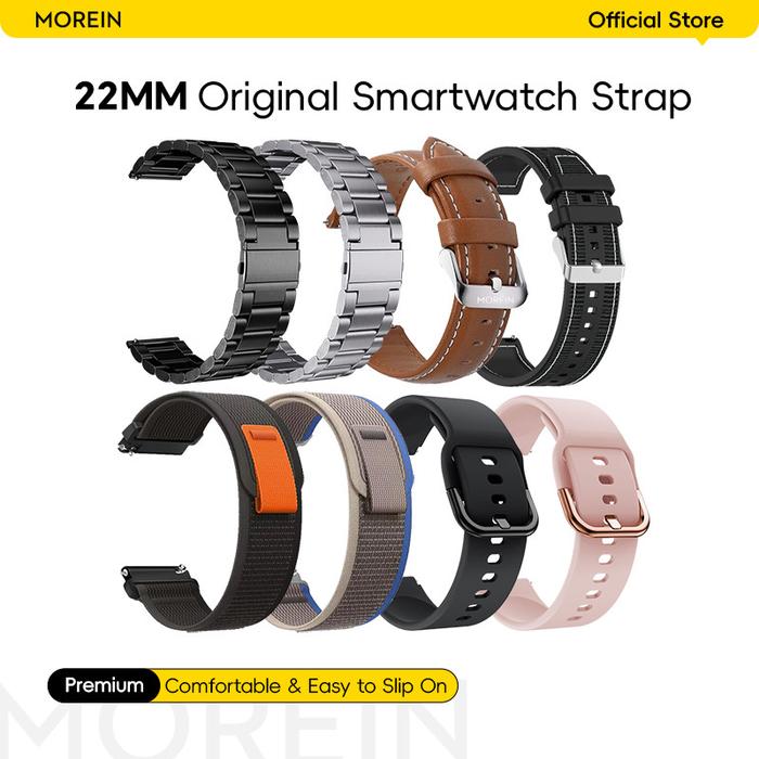 Morein Tali Jam 22Mm Original Smartwatch Strap Untuk Morein Seri R/S/Rock/Gt/Nova Promo