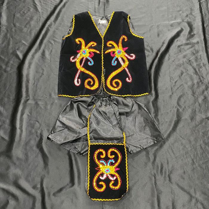 BAJU ADAT TRADISIONAL DAYAK KENYAH // BAJU ADAT DAYAK KENYAH PRIA // PAKAIAN ADAT KHAS KALIMANTAN