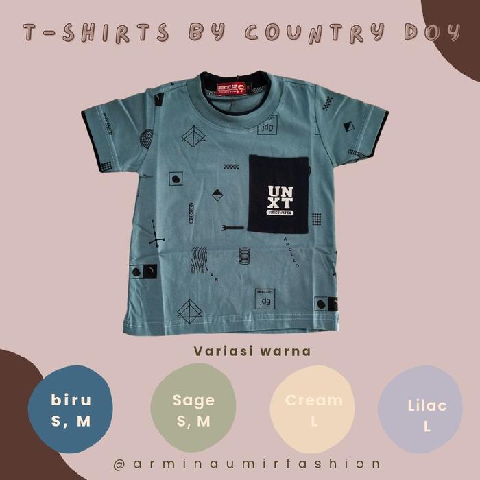 Kaos Anak Saku By Country Doy