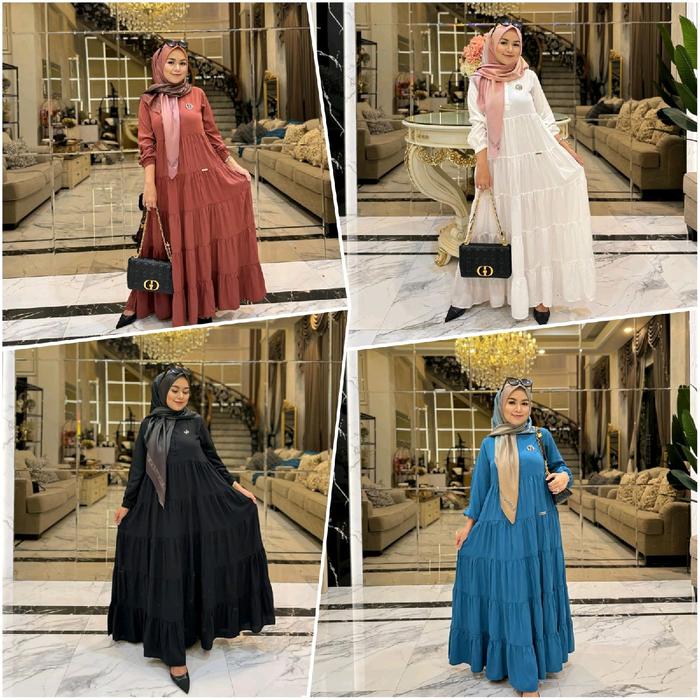 GAMIS JOURNEY JP HANA DRESS Muslim Wanita Remaja Dewasa Mewah
