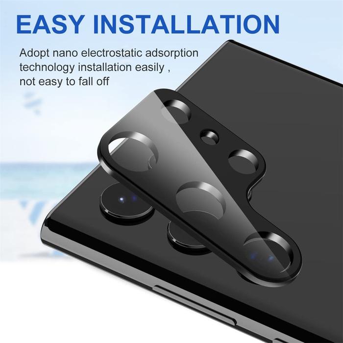 Pelindung Kamera 3D untuk Samsung Galaxy S23 S22 Ultra S21 Plus Lensa
