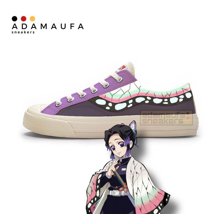 Sepatu Ventela Custom Shinobu - Kanae Kocho Sneakers Casual Lukis Pria Wanita