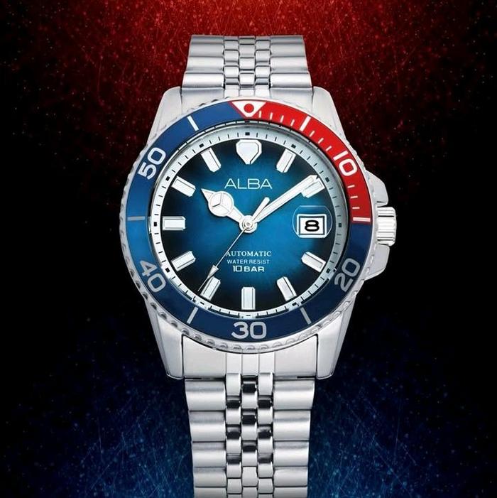 Alba AU4051#AU4051#AU4051X1#ALBA AU4051X1#Jam tangan pria Alba Automatic AU4051X1