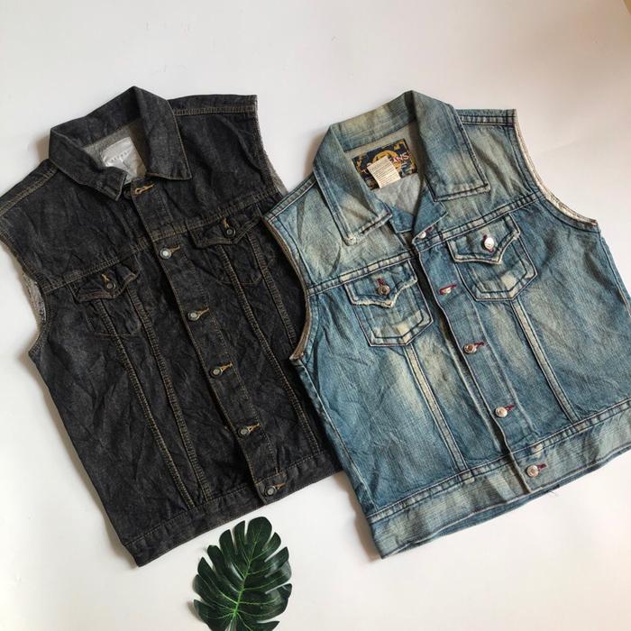 Rompi Denim Vest - Second (Khusus Denim)