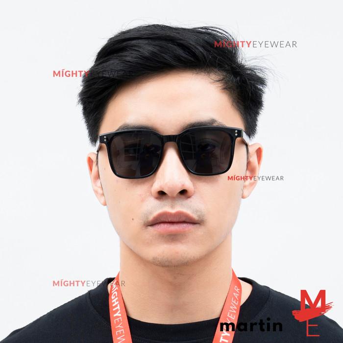 X➸QP KACAMATA HITAM KOTAK PRIA - MARTIN MINUS PLUS SUNGLASSES CUSTOM L»E2