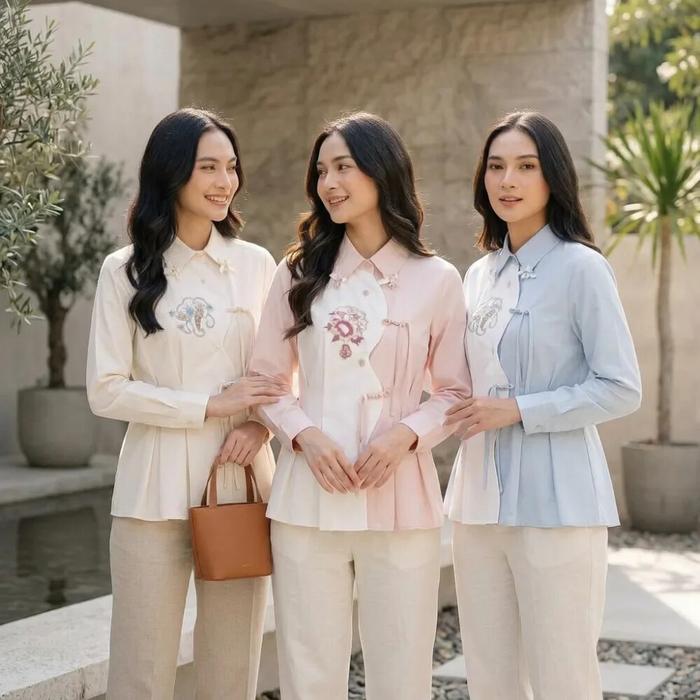 FADFAD Atasan Hanfu Modern yang bikin kamu langsung cantik