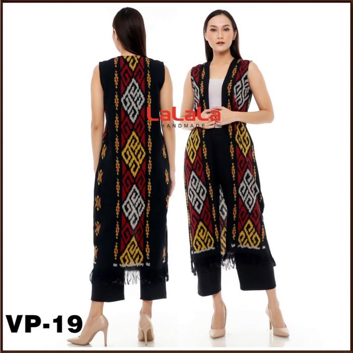 Baju Atasan Outer Cardigan Tenun Etnik Motif Toraja Papua Kalimantan Sumba Lombok Bali Best Quality
