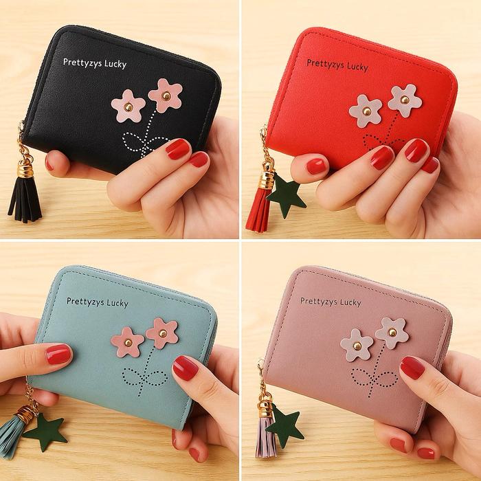 Prettyzys Lucky DOMPET BUNGA MATAHARI LUCKY-DOMPET MURAH-DOMPET LIPAT MINI LUCKY DOMPET BUNGA TIMBUL