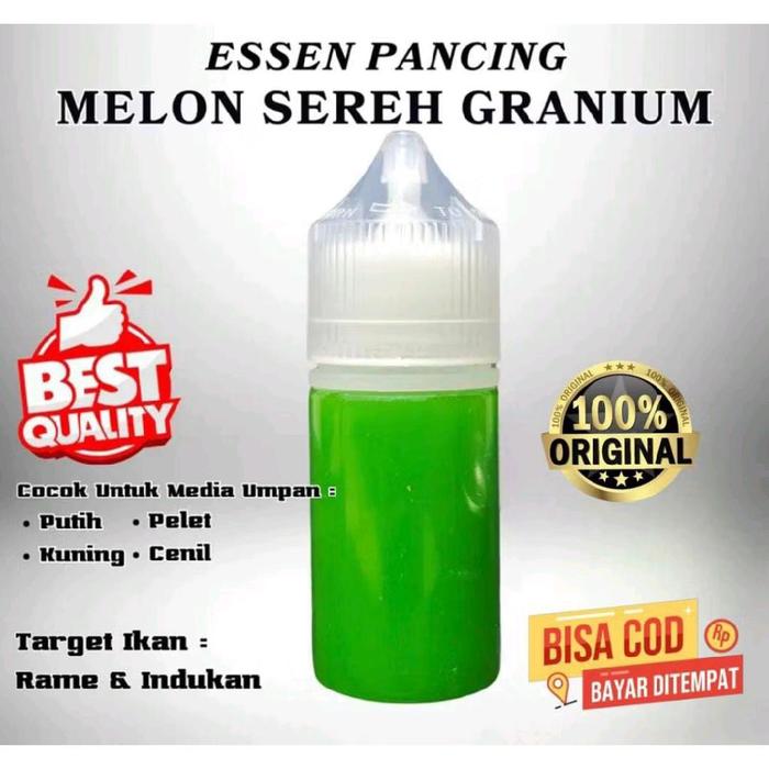 Essen ikan mancing oplosan melon sereh granium