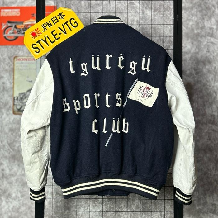 Iguregu japan varsity letterman wol kulit bkn schott vanson racing starter