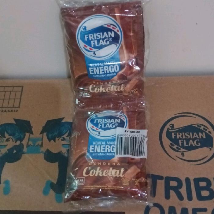Frisianflag Susu Sacet Kental Manis Coklat Vanila Energo Rasa Cokelat