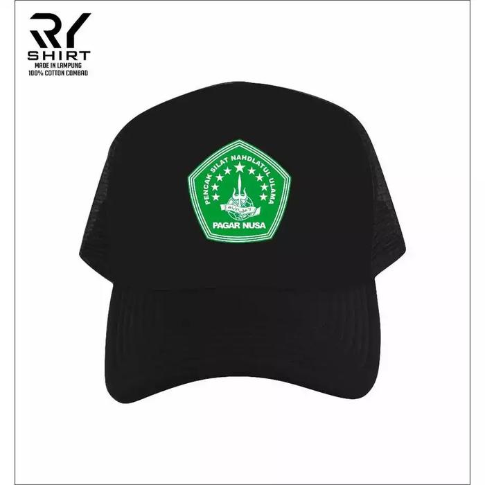 Topi Trucker / Topi Distro Murah Keren / Topi Logo Pagar Nusa