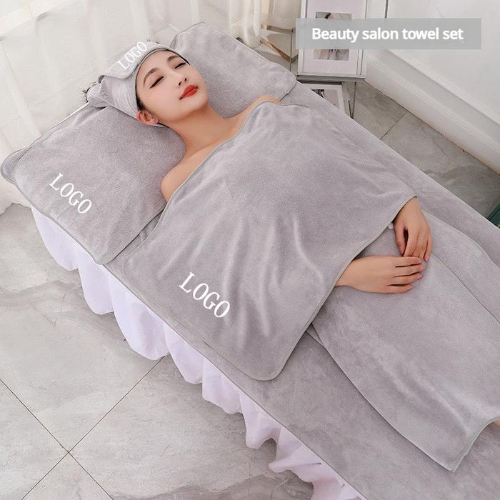 Handuk khusus SPA, handuk tempat tidur dipertebal Salon kecantikan
