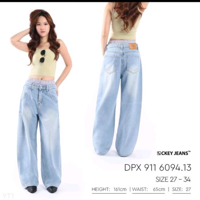 KULOT CKEY LOOSE BIRU LANGIT TERBARU