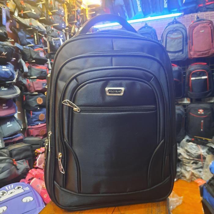 TAS RANSEL IMPORT #5 POLO GLAD RANSEL 18 INCH BESAR KUALITAS PREMIUM BACKPACK KERJA PRIA WANITA TERM