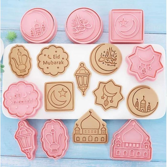 Safitiri Cetakan Biskuit Ramadan Kue Kering Lebaran Biscuit Cookies Cutter Mold Eid Ramadhan