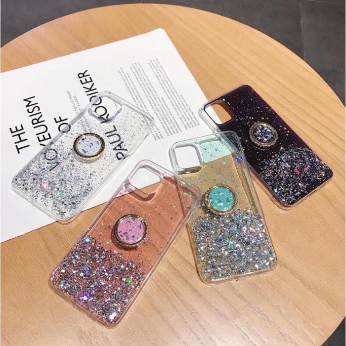 Samsung Galaxy A25 5G Casing Soft Case Tpu Case Glitter + Ring Glitter Terbaru