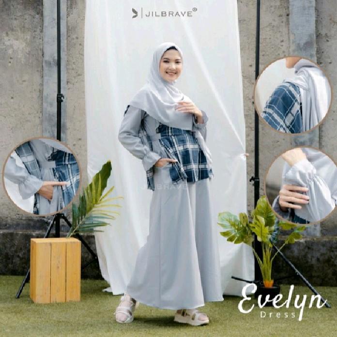 Original Evelyn Dress by Jilbrave Warna Light Green