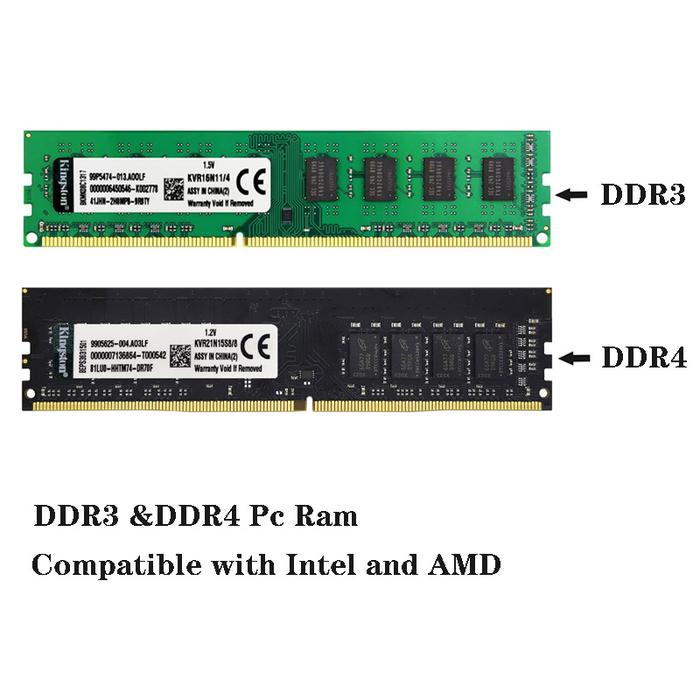 DDR4 DDR3 Desktop Memory DIMM Ram PC4 21300 2GB 4GB 8GB DDR3 1333MHz