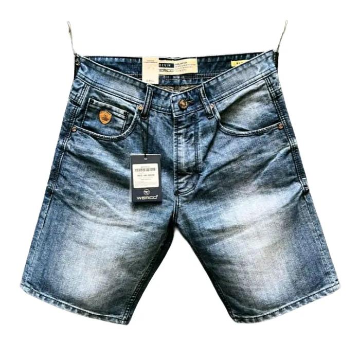 celana jeans pendek werco original termurah/celana jeans pendek werco masa kni/celana jeans pendek w