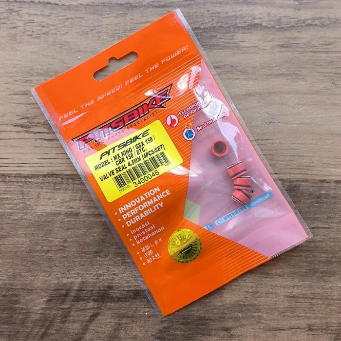 SEAL SIL KLEP VALVE STEM 4.5MM PITSBIKE MX KING GSX 150 CBR 150 T1