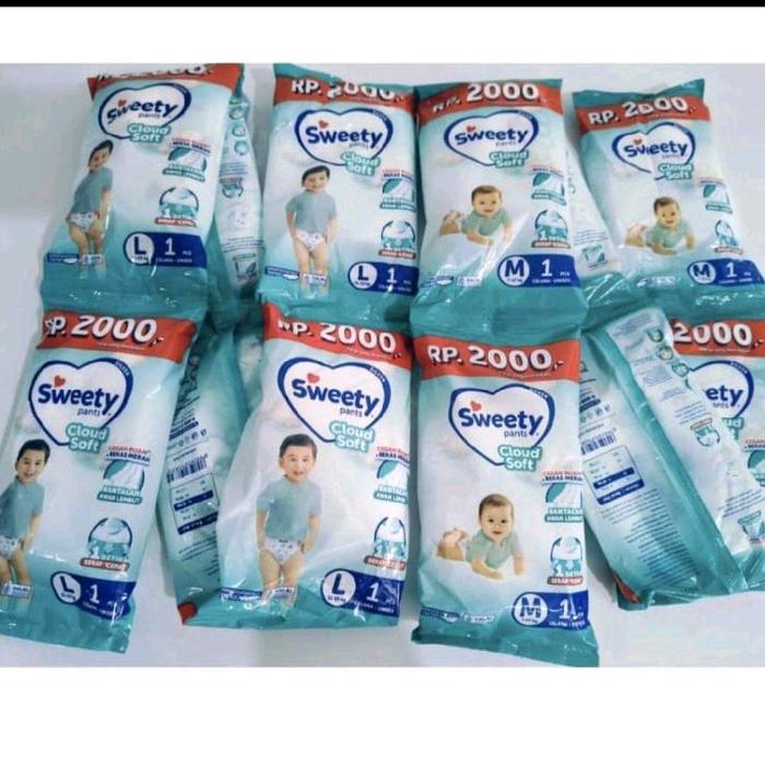 Sweety Cloud Soft Popok Bayi Ukuran L dan M , XL