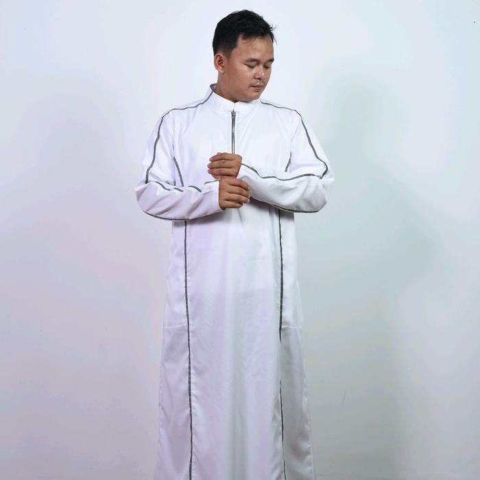 jubah/gamis CALLE menyala BYR2 Muslim Baju Dewasa Katun Panjang toyobo