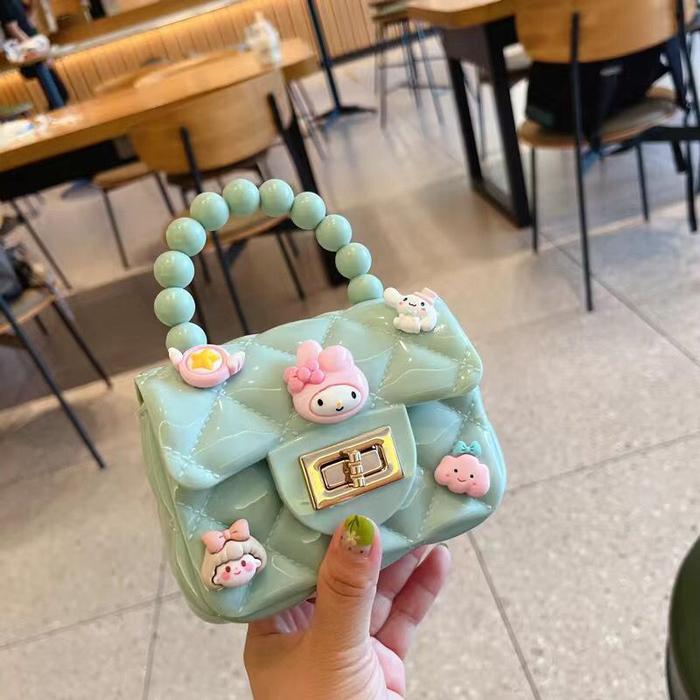 SLING BAG Tas Selempang Anak Perempuan Jelly Stiker 3D Gemoy Style Korea Terbaru